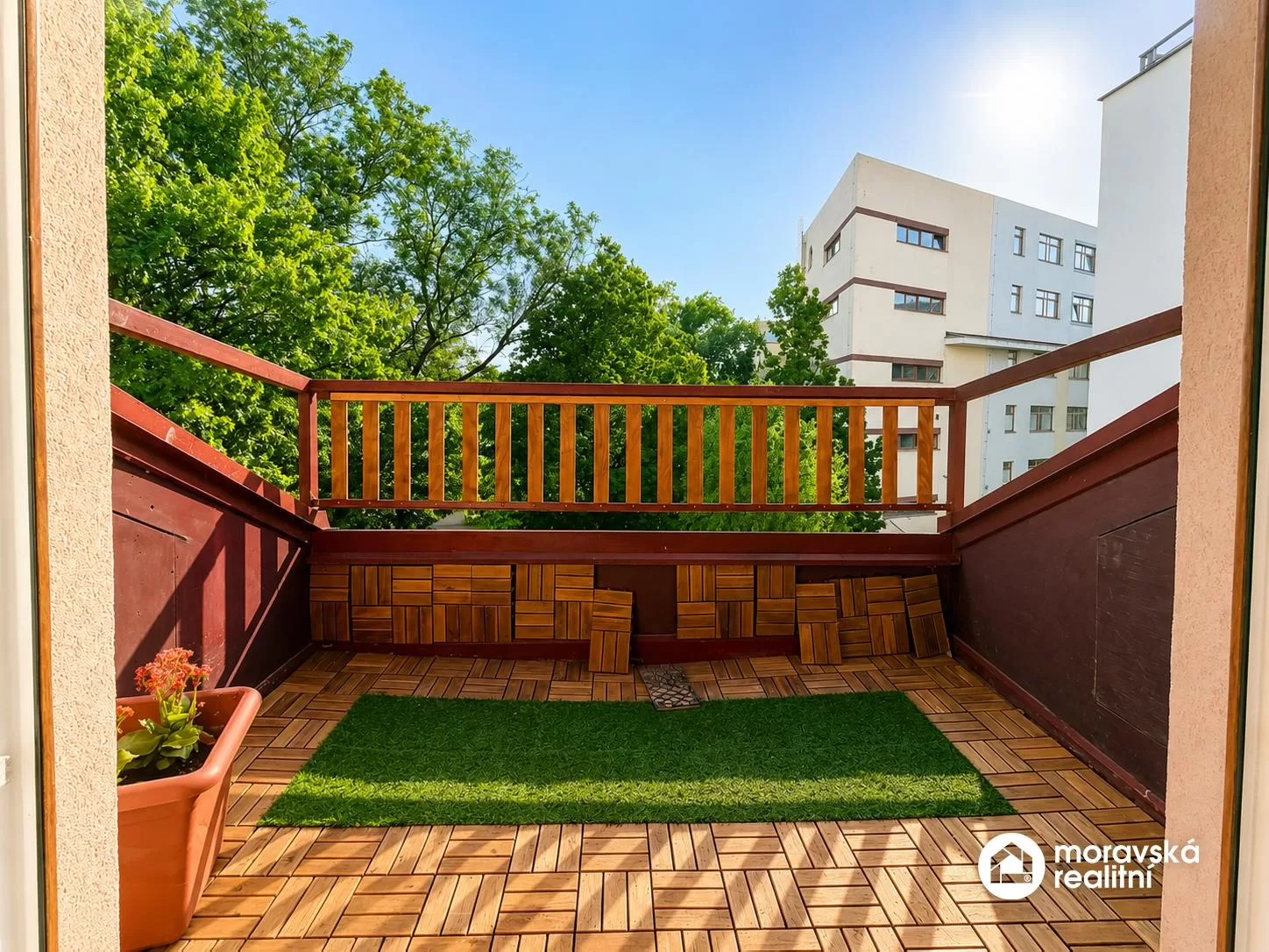 Prodej bytu s balkonem 1+kk v Brně, ul. Viniční