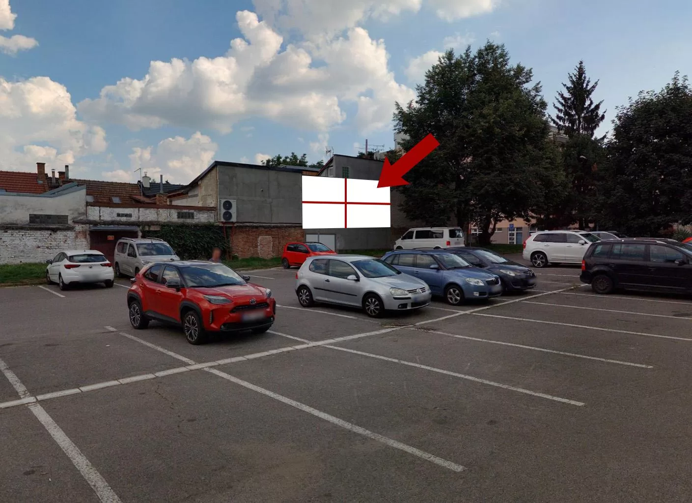 Pronájem reklamní plochy v Brně - Bystrci, ul. Živného