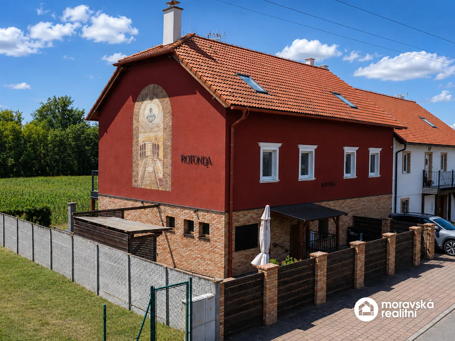 Penzion Rotunda – prodej zavedeného ubytovacího zařízení, Jevišovka (jižní Morava)